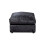Luxury Life (Black, Footstool) Dylan Crushed Velvet Fabric Sofas 1