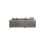 Luxury Life (Silver, Left Hand Facing) Dylan Crushed Velvet Fabric Sofas 3