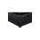 Luxury Life (Black, Footstool) Dylan Crushed Velvet Fabric Sofas 4