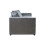 Luxury Life (Silver, 2 Seater) Dylan Crushed Velvet Fabric Sofas 2