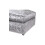 Luxury Life (Silver, Footstool) Dylan Crushed Velvet Fabric Sofas 3
