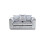 Luxury Life (Silver, 2 Seater) Dylan Crushed Velvet Fabric Sofas 1