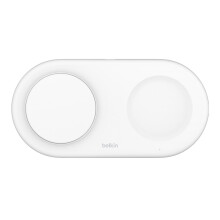 Langaton latausalustaja - Belkin - BoostCharge Pro 2-in-1 - Magneettinen - Valkoinen - 15 Watts