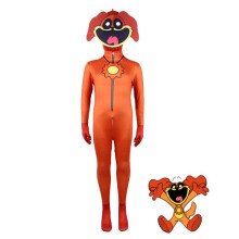 (Orange,Adult 160)Poppy Playtime Smiling Critters Cosplay Kostüm Kinder Erwachsene Halloween Overall