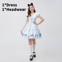 (XL)Alice im Wunderland Alice Kingsleigh Cosplay Erwachsene Kostüme Bühnenaufführung