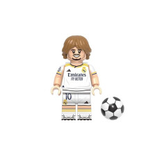 (Modric) Star Super Soccer Building Block Toy Messi Ronaldo Mini Figure Doll Plastic Abs