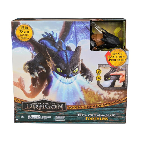 How To Train Your Dragon How To Train Your Dragon Ultimate Plasma Blast Toothless Action Figure