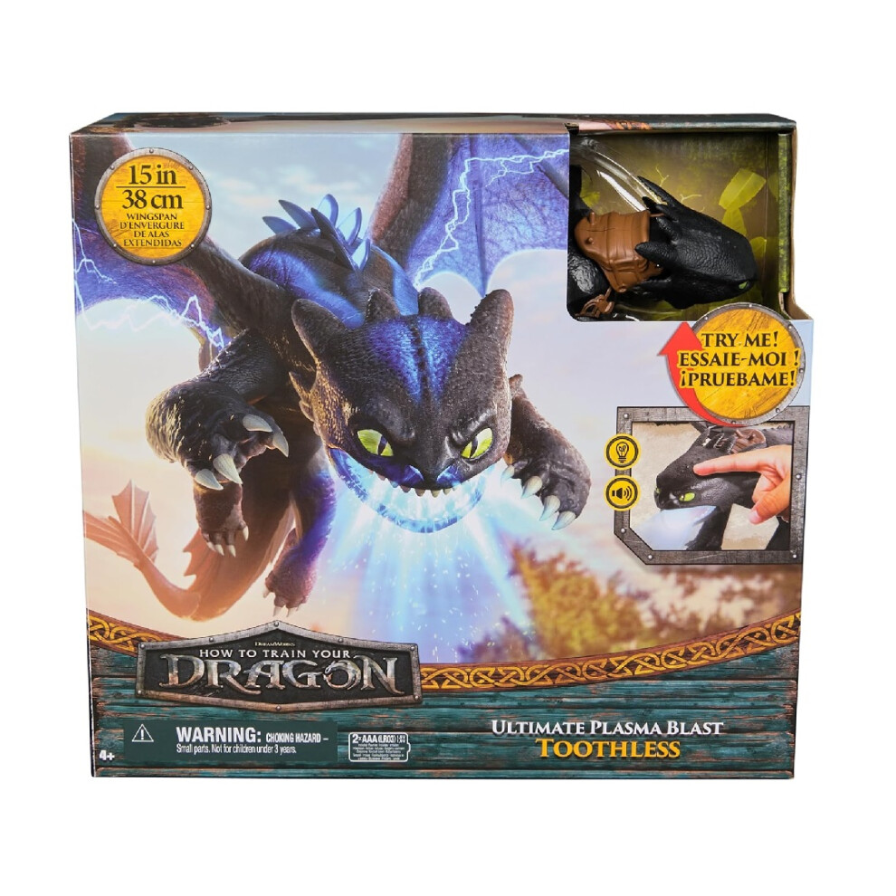 How To Train Your Dragon Ultimate Plasma Blast Toothless Action Figure