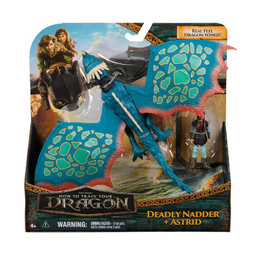 How To Train Your Dragon SPIN MASTER PACK DRACHE UND VIKING 25 CM STURM Dragons Film