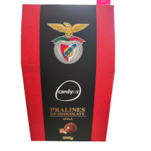 SLB BENFICA Milk Chocolate Pralines Filled with 200g Gift 7,05 oz