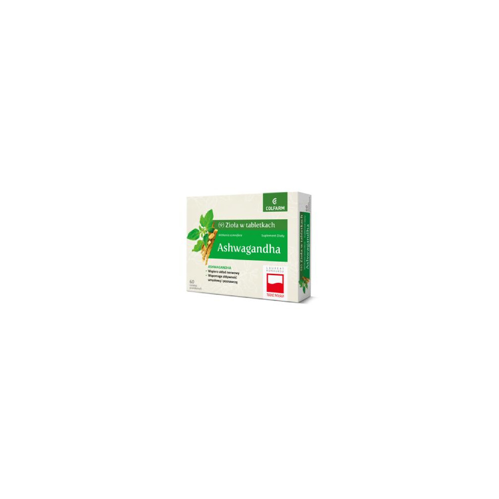 Zaklady Farm. Colfarm Colfarm Ashwagandha 60 Tabletek