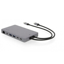 Dockingstation - LMP - Display Dock 2 - 12 poorten - 4K 60 Hz - Aluminium grijs siderval