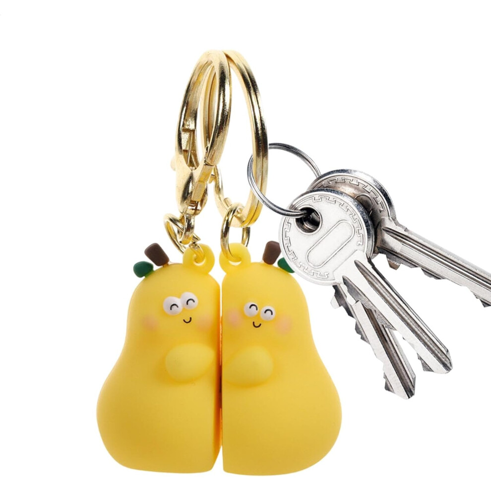 Keychain for Couple | Magnetic Keyring - Creative Keychain Bag Decorations, Anti-Lost Key Chain Pendant for Party Favors, Birthday Party, Classroom