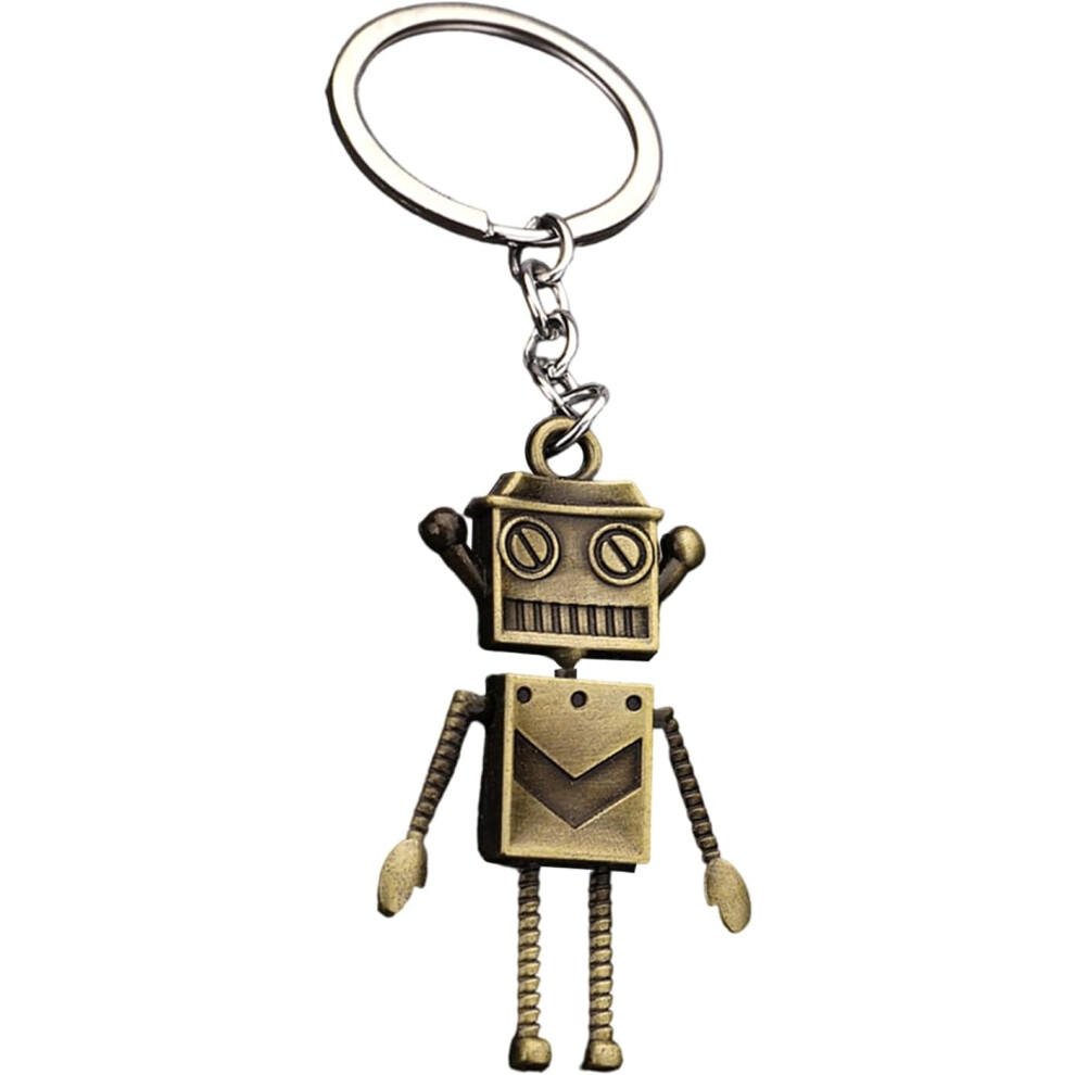 Metal Robot Keychain | Robot Bag Purse Charm - Novelty Robot Keychains Creative Robots Keyring Key Organization Robot Pendant Bag Charm