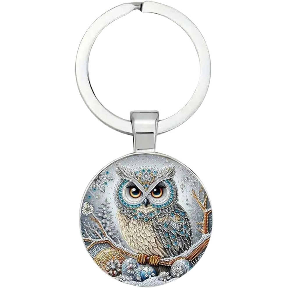 Owl Keychains For Women - Owl Pendant Keychain | Novelty Cute Car Pendant Bag Key Ring For Her Sister Girl Birthday