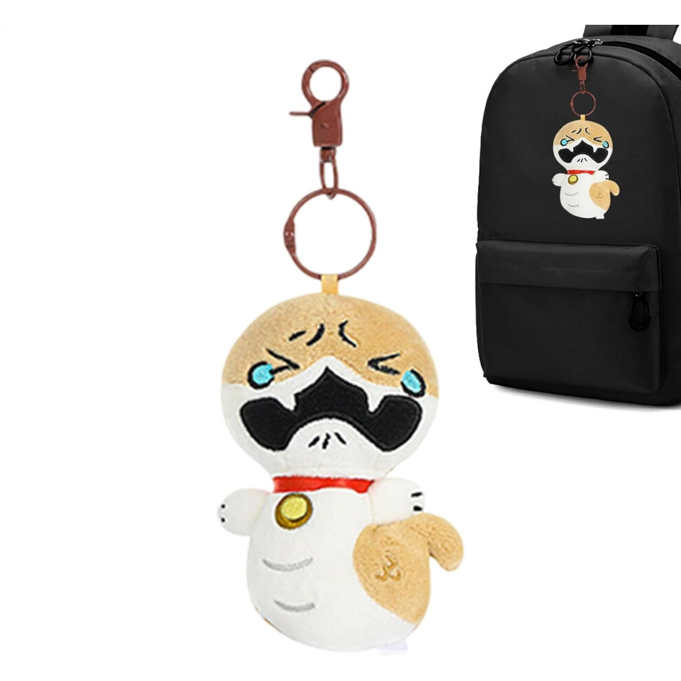 Keychain Plush,Cartoon Puppy Snake Plush Doll Pendant - New Year Keyring Year of the Snake Cute Key Chain Purse Bag Charm for Birthday