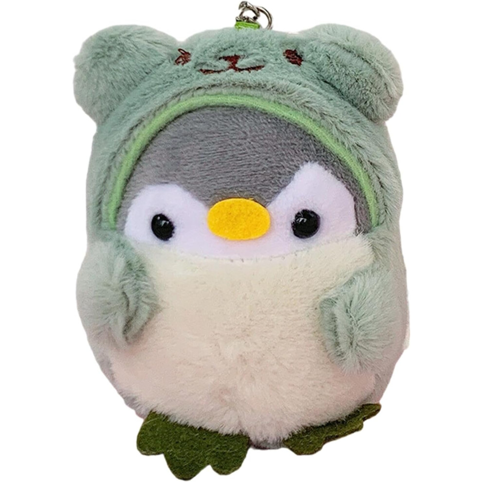 (Green) Cartoon Plush Keychain,Stuffed Doll Keychain - Shape Keychain Decoration For Mobile Phones, Backpacks, Bags, Car Keys Green