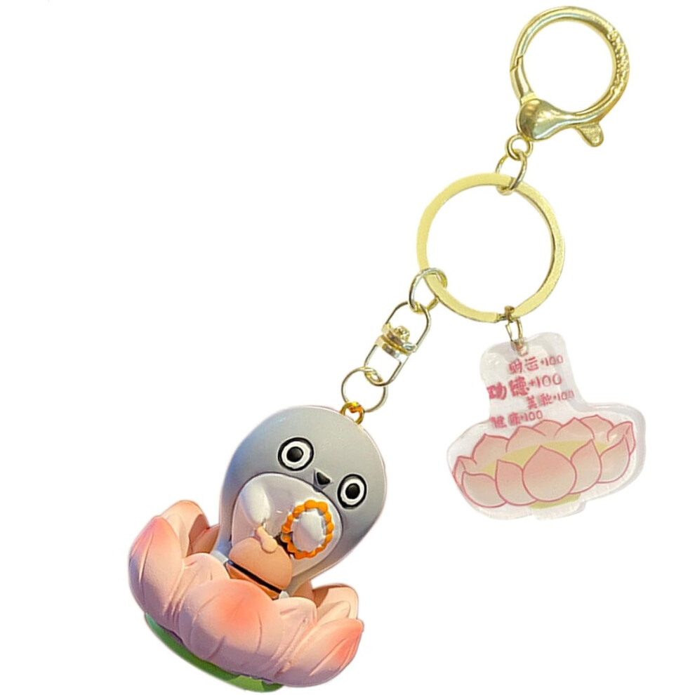 (4) Animal Doll Pendant,Good Luck Doll Keychain Charm - Multi-Purpose Jewelry Decoration for Mobile Phones, Backpack, Bags, Car Keys