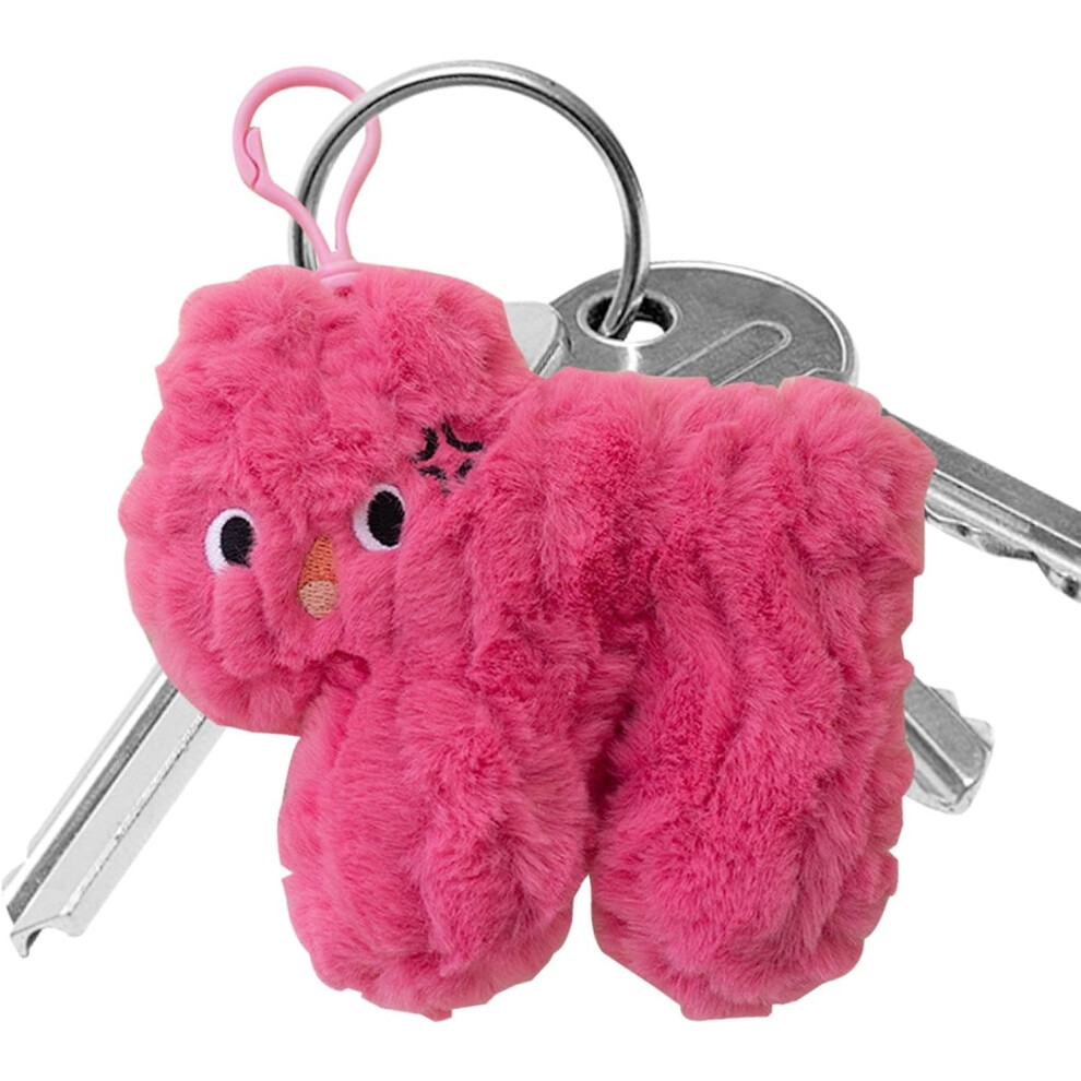 Plush Rabbit Keychain,Animal Stuffed Key Holder - 4.7 Inches Bunny Keychain Soft Cute Rabbit Keychain Car Keyring Pendant for Handbag