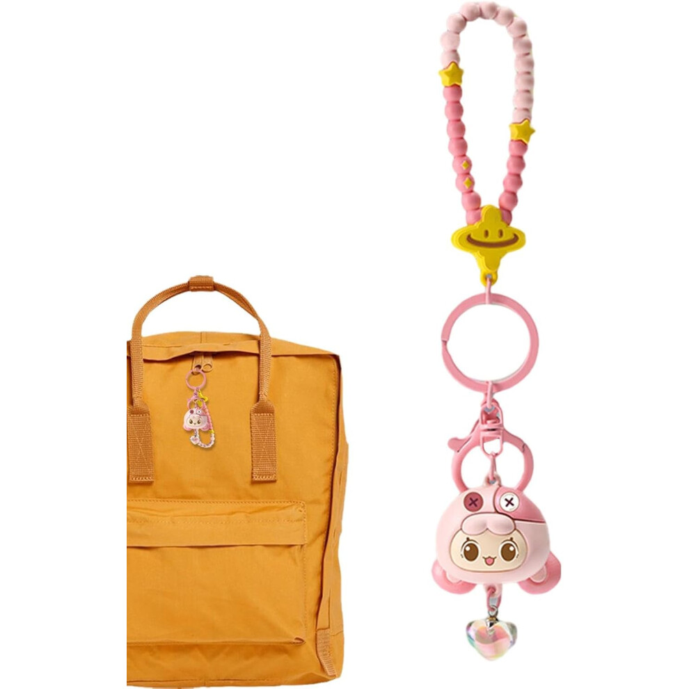 (C) Backpack Keychain - Creative Cartoon Keyring,Unique Anime Hangings Ornament, Backpack Decoration Keyring Pendant for Boys, Girls