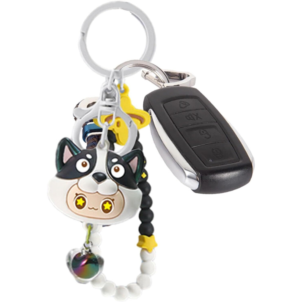 (B) Backpack Keychain - Creative Cartoon Keyring,Unique Anime Hangings Ornament, Backpack Decoration Keyring Pendant for Boys, Girls