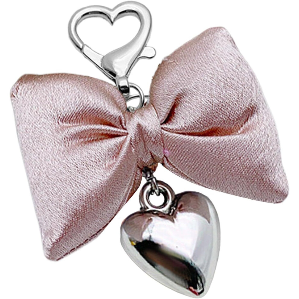 (Pink) Bow Bag Charm, Bow Pendant Keychain, Creative Bowknot Pendant, Cute Bow Pendant Key Chain, Bowknot Key Chains For Women Pink