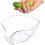 (Transparent) Vegetable Washing Basket - Safety Hangable Strainer Bowl with Side Filter | Stackable Kitchen Strainer for Space Saving, Multifunctional Vegetable 8