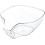 (Transparent) Vegetable Washing Basket - Safety Hangable Strainer Bowl with Side Filter | Stackable Kitchen Strainer for Space Saving, Multifunctional Vegetable 1