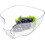 (Transparent) Vegetable Washing Basket - Safety Hangable Strainer Bowl with Side Filter | Stackable Kitchen Strainer for Space Saving, Multifunctional Vegetable 9