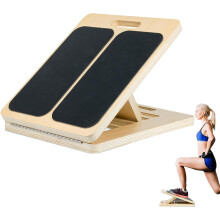 Calf Stretcher Slant Board | Adjustable Incline Plate for Foot,Portable Wooden Slant Board for Calf Stretching for Knees Ankle Heel Feet Leg