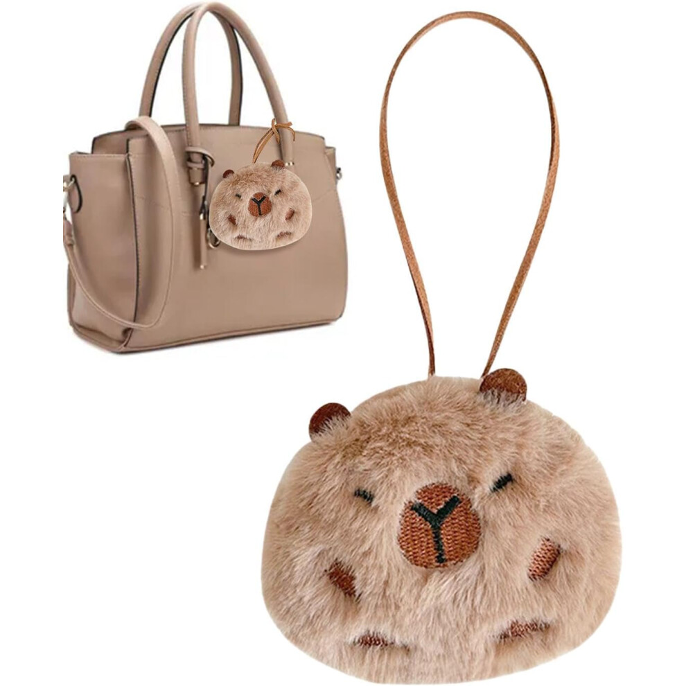 Capybara Plush Charm - Capybara Pendant for Backpack | Cute Capybara Doll Plush Pendant Backpack Dolls Pendant Bag Decoration for Kids Adults
