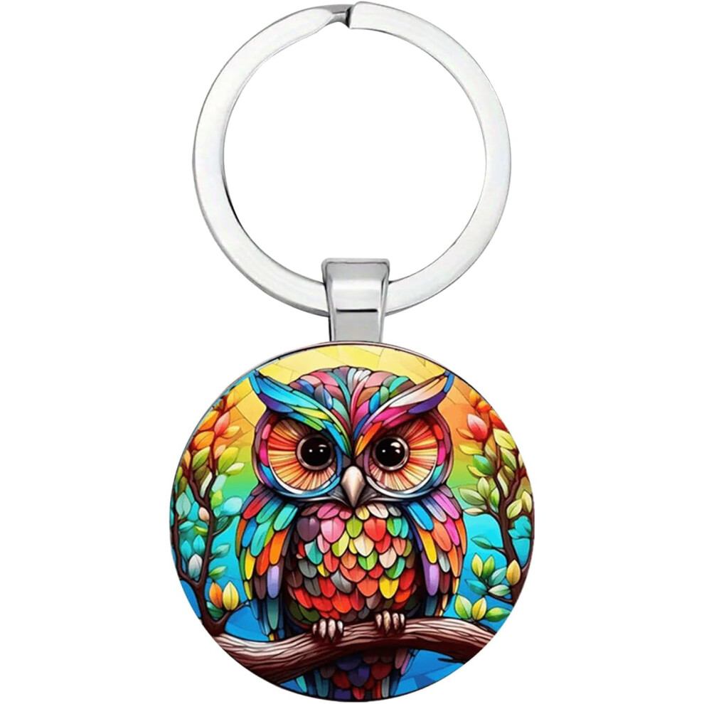 Owl Charm | Cute Animal Keychains For Women,Modern Lucky Car Keyring Accessories For Women Men Birthday Home House Decoration
