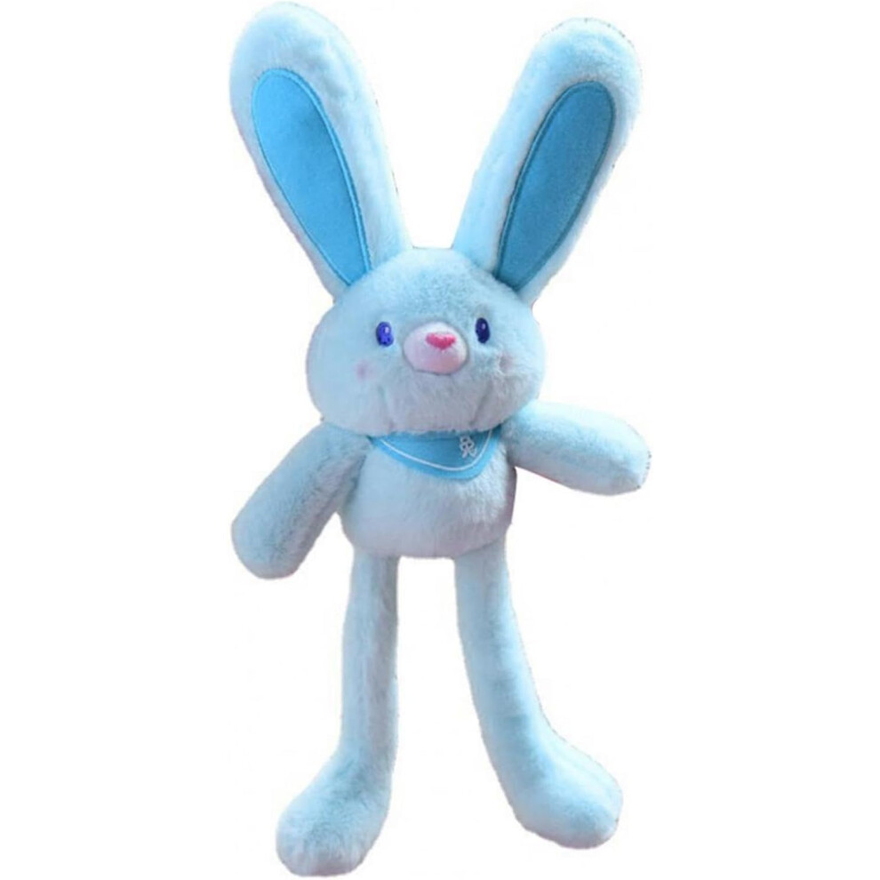 (Blue) Stuffed Bunnies - 11.81-Inches Easter Bunny Plush Doll,Backpack Charm, Keychain Pendant, Sensory Fidget Toys for Birthdays Valentine's Day