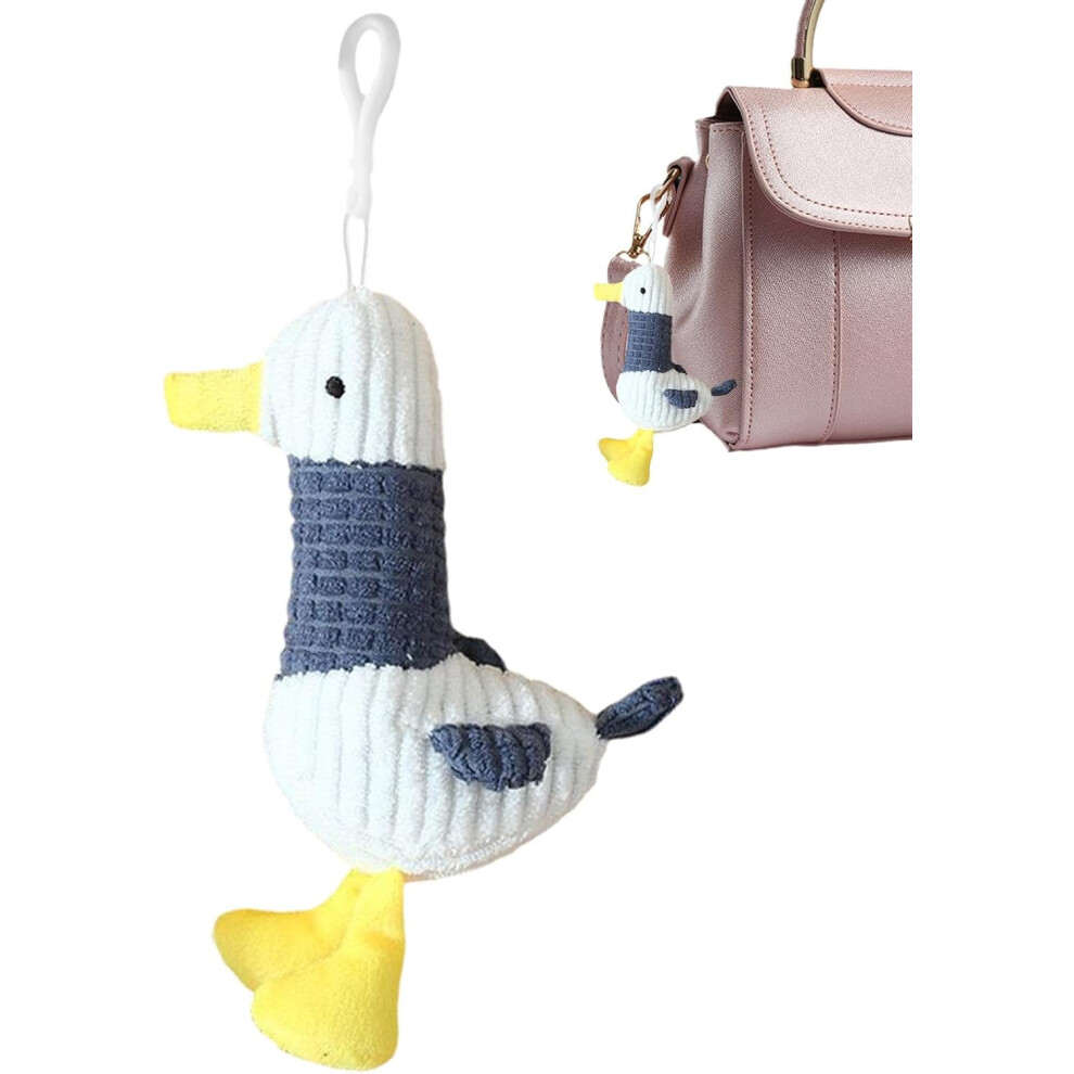 (Come on Duck) Duck Pendant Charm | Cartoon Plush Animal Ornament,Men Women Stuffed Cute Lovely Duck Pendant Keyring Pendant for Handbag Purse Backpac