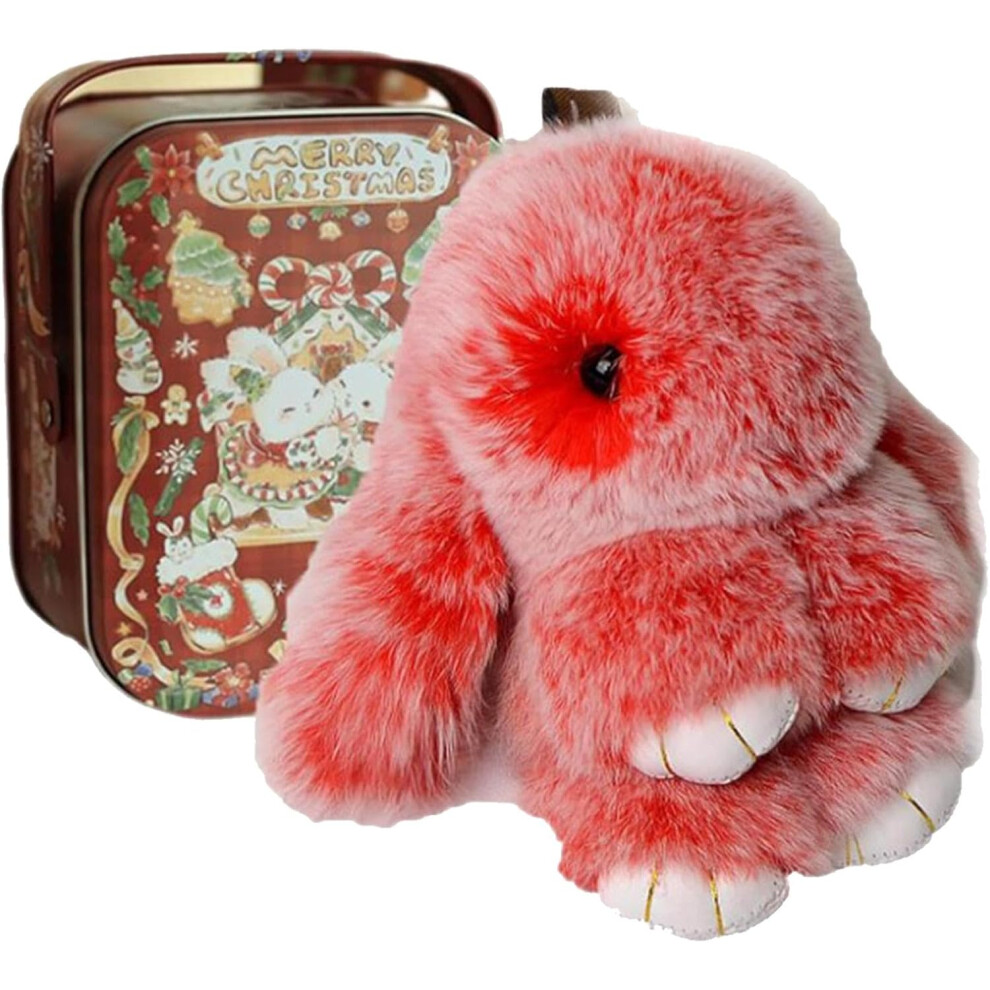 (C) Bunnylul-u Keychain, Plush Bunny Keychains, Bunny Lul-u Keychain With Exquisite Box, Soft Rabbit Pendant, Stuffed Animal Bunny Keychain, Cute Bunny