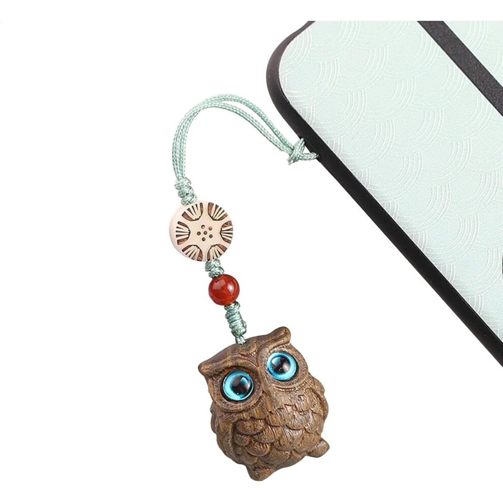 (Mobile Phone Link) Owl Keychains Party Decoration - Phone Charm Fashionable Portable Keychain,Owl Decor Delicate Exquisite Craftsmanship for Birthday