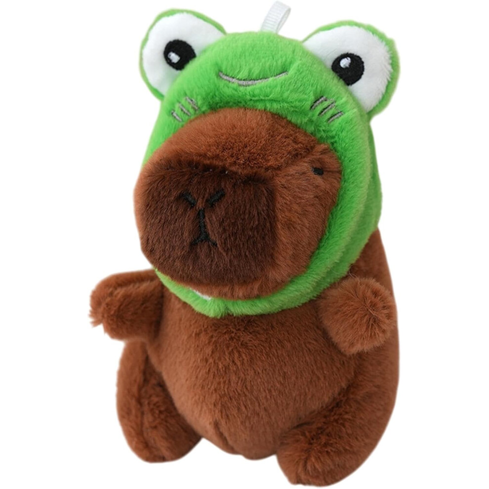 (Green) Capybara Plush Toys,Soft Plushie Toys | Portable Plush Animal Keychain, Cute Keychain Plush Ornament for Handbag, Purse, Car Keys, Backpack