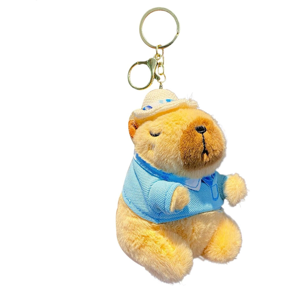 (B) Capybara Keychain | Capybara Pendant for Backpack,Cute Capybara Doll Plush Pendant Backpack Dolls Pendant Bag Decoration for Kids Adults