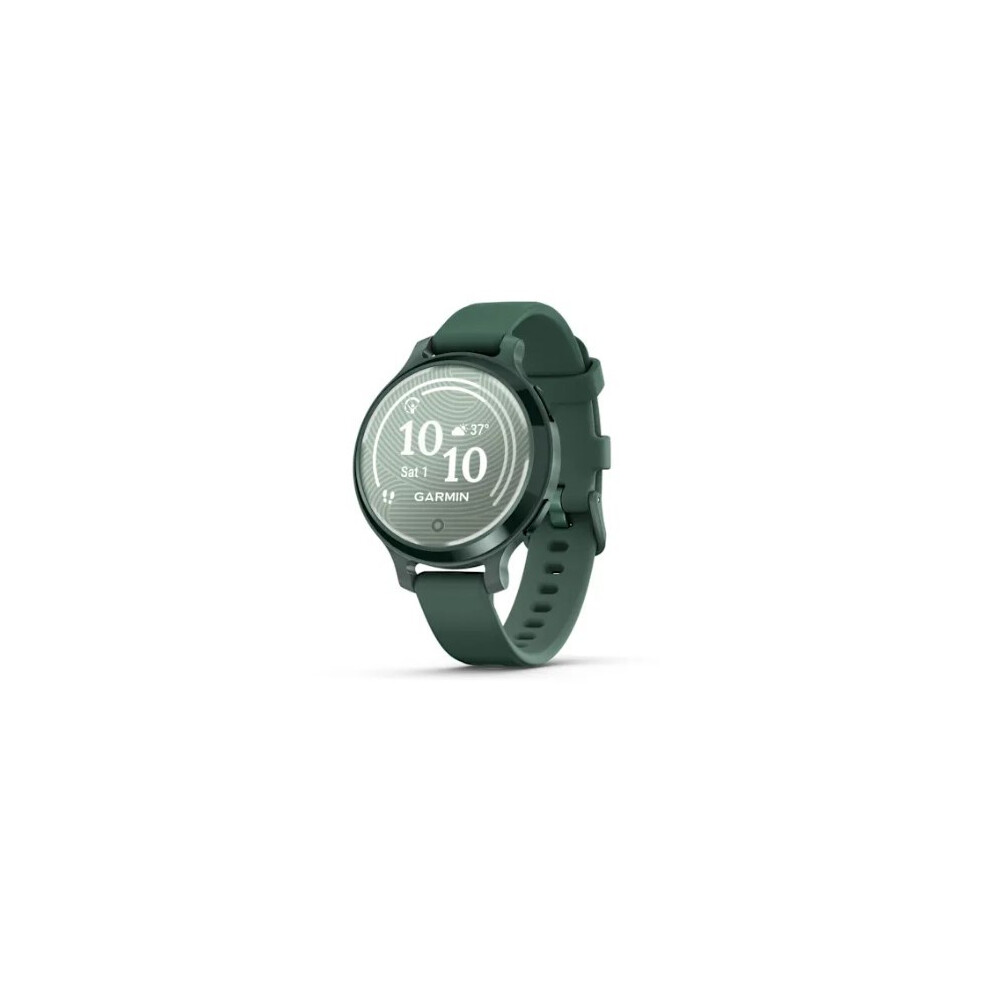 Garmin Lily Digital Green Silicone Strap Smartwatch - Image 8