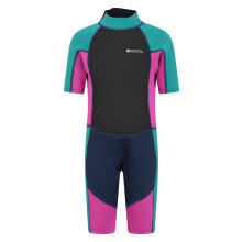 Mountain Warehouse Junior Shorty Wetsuit-2.5mm  Neoprene Kids Wetsuit Grape 7-8 Years
