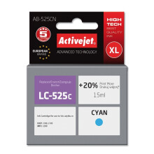 Activejet AB-525CN Ink (replacement for Brother LC525C; Supreme; 15 ml; cyan)