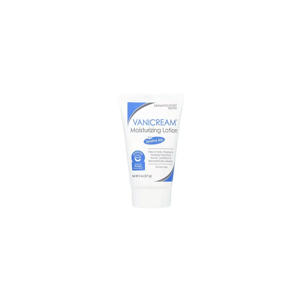 Vanicream, Moisturizing Lotion For Sensitive Skin, Fragrance Free, 2 oz (57 g)