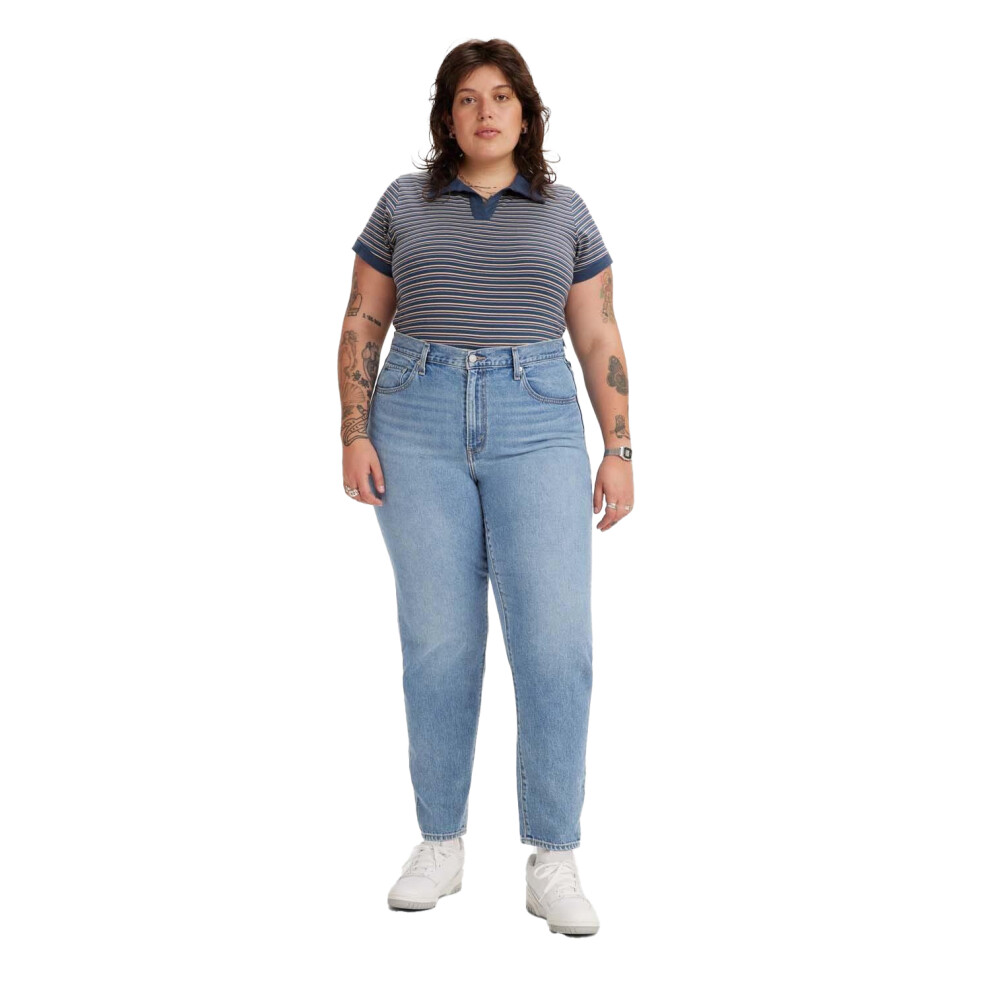 (14 UK R, Denim) Levis Womens/Ladies 80's Mom Jeans