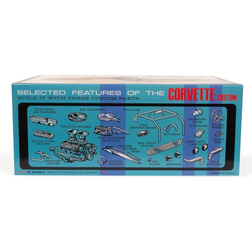 AMT 1236 1968 Chevy Corvette Custom 1:25 1