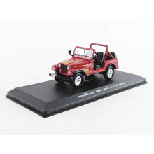 Sarah Connors Jeep CJ-7 Renegade Der Terminator (1984) aus dem Jahr 1983. Authentische Filmdekoration, Chromakzente, echte Gummireifen, mastab