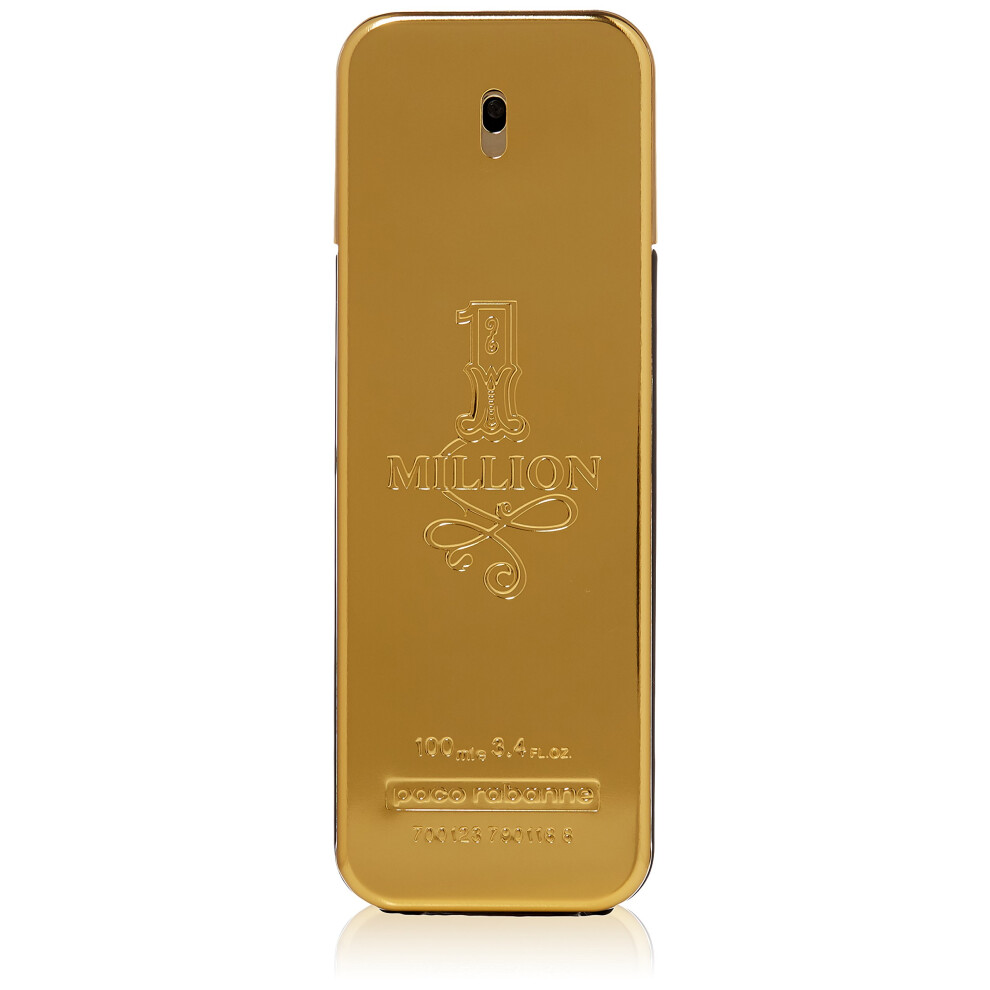 Paco Rabanne 1 Million for Men Eau de Toilette Spray, 3.4 Ounce