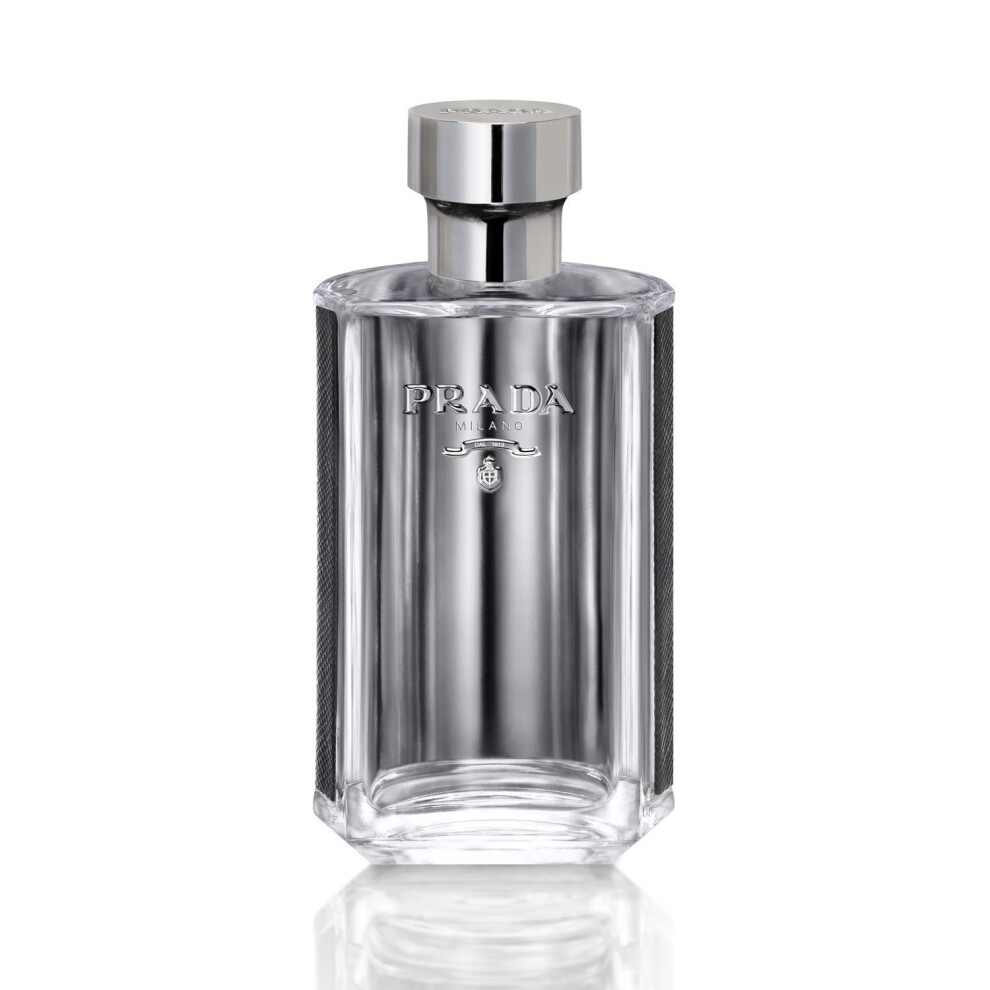 Prada L'homme for Men Eau de Toilette Spray, 3.4 Ounce (Tester/Plain Box), clean