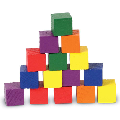Learning Resources Learning Resources Wooden Color Cubes 1