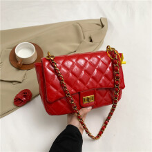(Red)Single Shoulder Crossbody Bag Fashion Casual Simple Exquisit Classic Girl Style