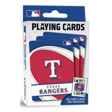 Offiziell lizenzierte MasterPieces MLB Texas Rangers Spielkarten 54-Karten-Deck fr Erwachsene